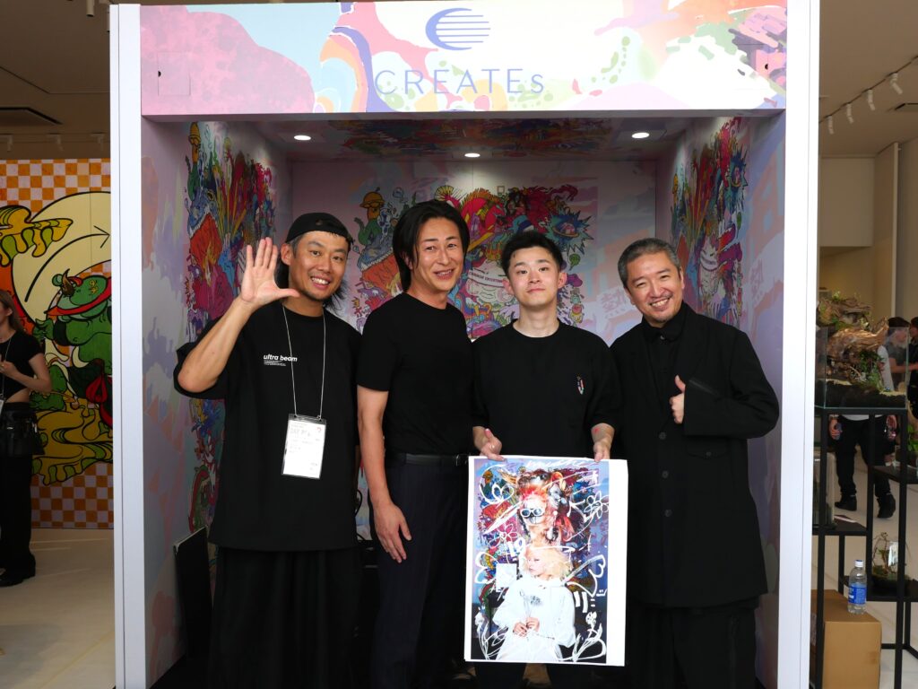 世界のMUSASHI個展クレイツs集合写真